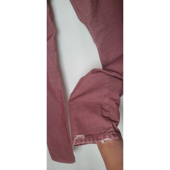 True Religion Skinny Corduroy Mid Rise Distressed Pants Women's 31 - Picture 7 of 11